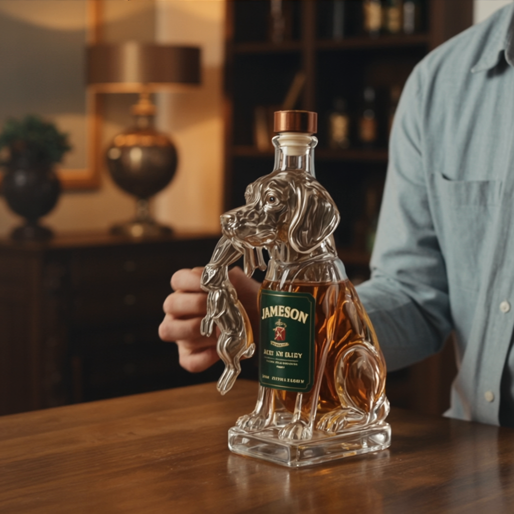 Colección de Perros Botella de Whisky