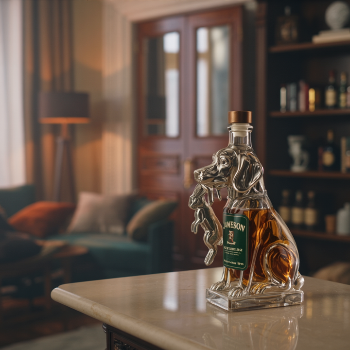 Colección de Perros Botella de Whisky