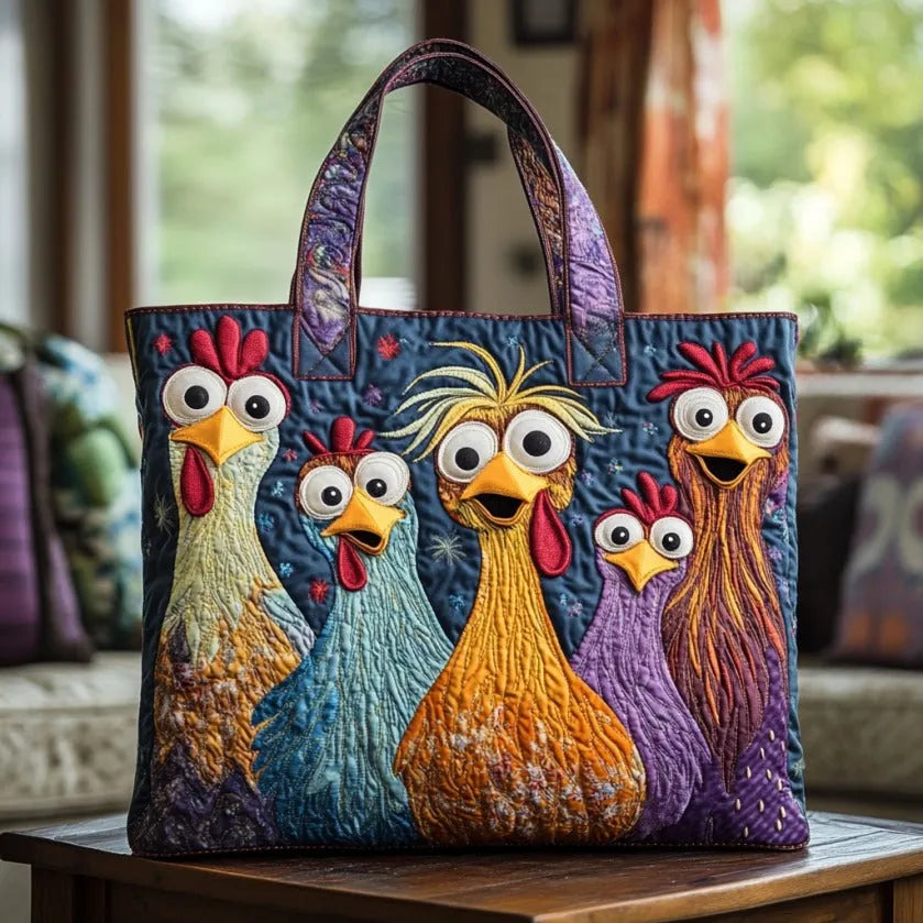 Saco Artesanal - Coloridas 5 Gallinas