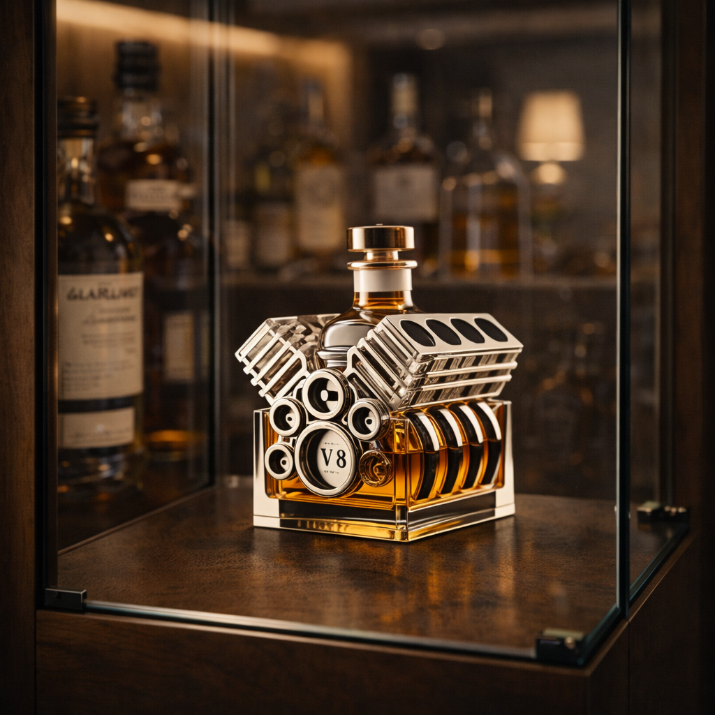 Botella de Whisky Edición Motor