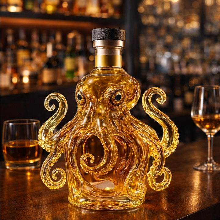 "Botella de Whisky Edición Pulpo" se ha cambiado a "Botella de Whisky Edición Pulpo".