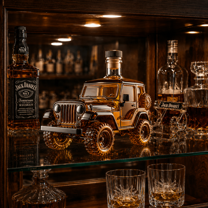 Botella de whisky edición limitada Jeep