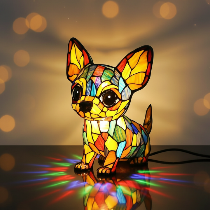 Collar colgante de diseño de chihuahua lindo
