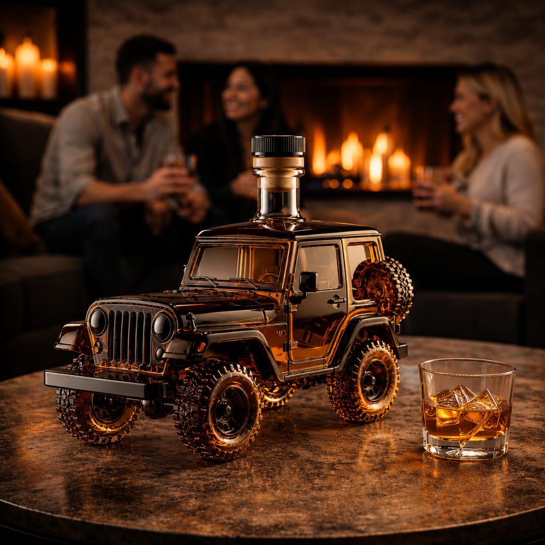 Botella de whisky edición limitada Jeep