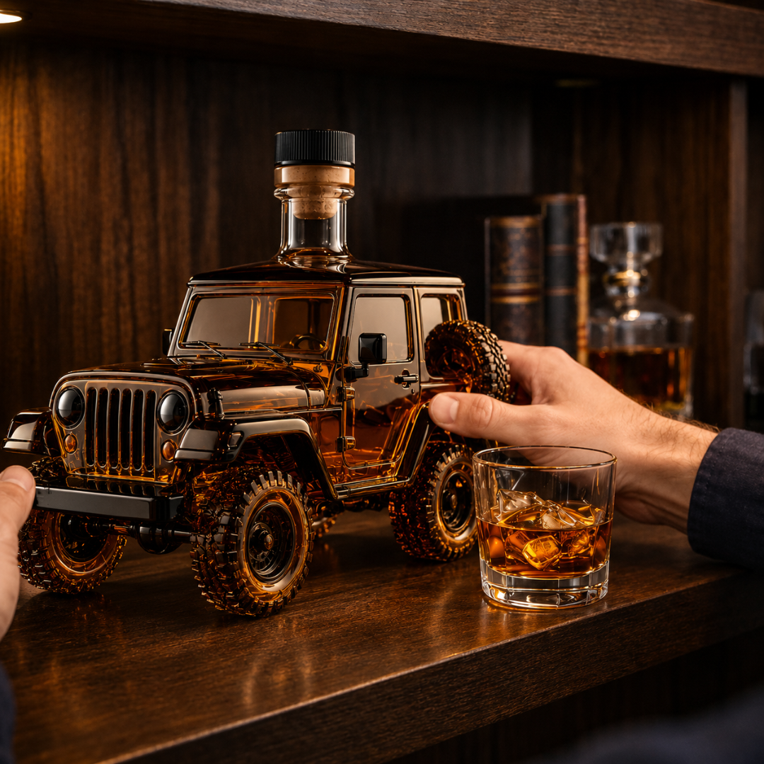 Botella de whisky edición limitada Jeep