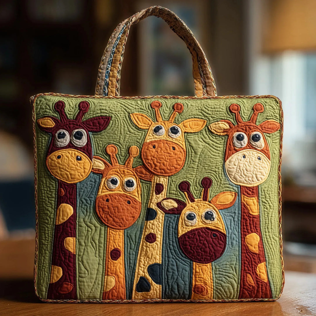 Bolso de acolchado - Diseño de jirafa