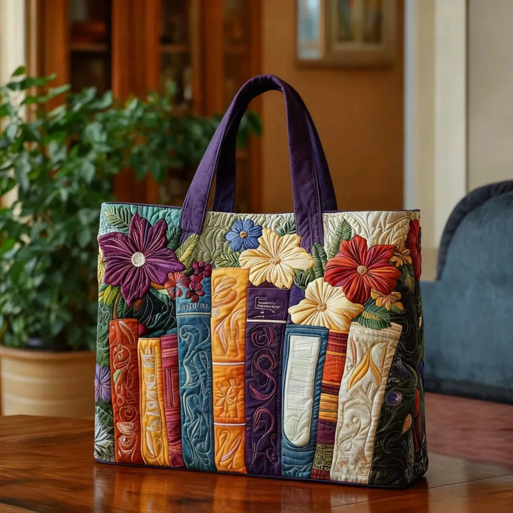 Bolsa de tote acolchada - Para amantes de los libros