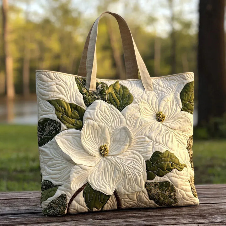 Saco Artesanal Matelassé - Lirio Blanco Elegante