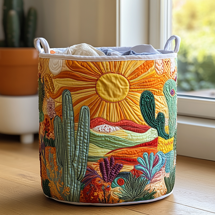 Cesta de Ropa Hecha a Mano | Sol Radiante