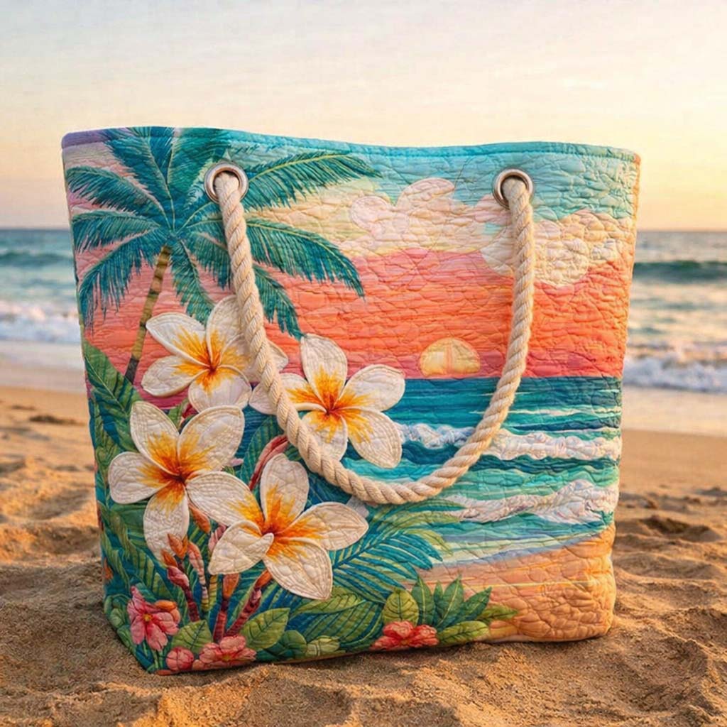 Bolsa de playa hecha a mano | Espíritu tropical
