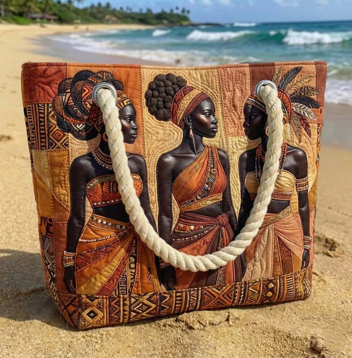 Bolso de playa hecho a mano | Melanina Reinas Brillantes