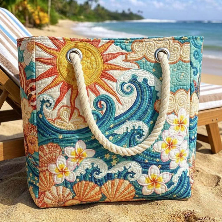 Bolsa de playa hecha a mano Hot Halo