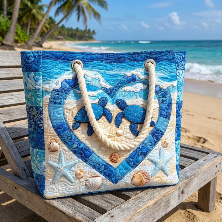 Bolso de Playa Hecho a Mano | La Serenidad de la Tortuga
