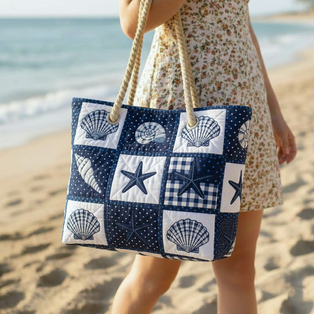 Bolsa de Playa Hecha a Mano | La Serenidad de la Concha