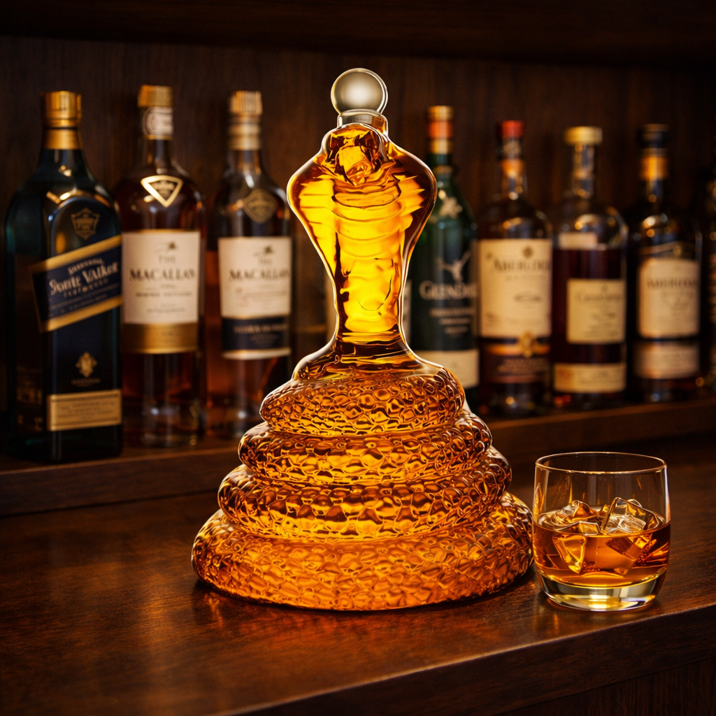 Botella de whisky Edición Cobra