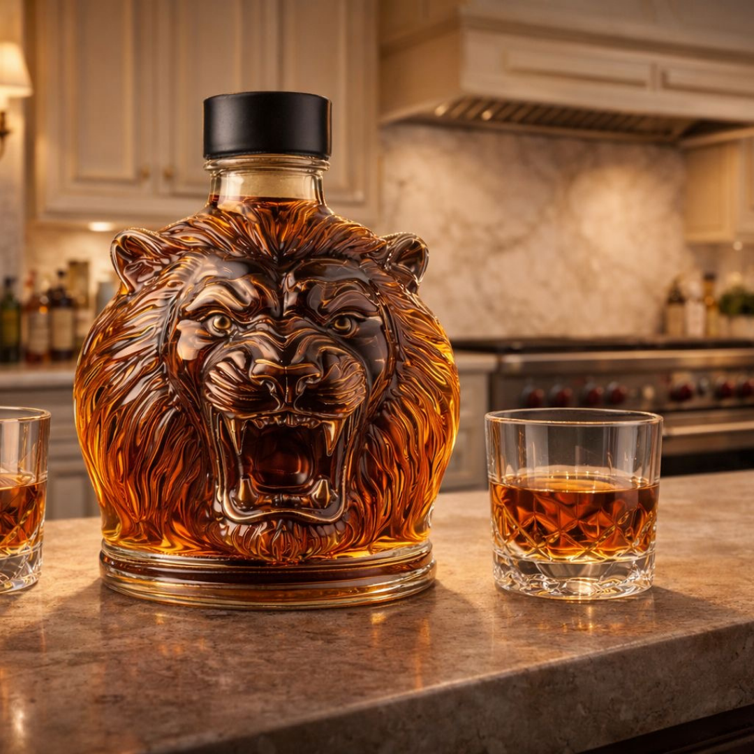 Botella de whisky Edición León