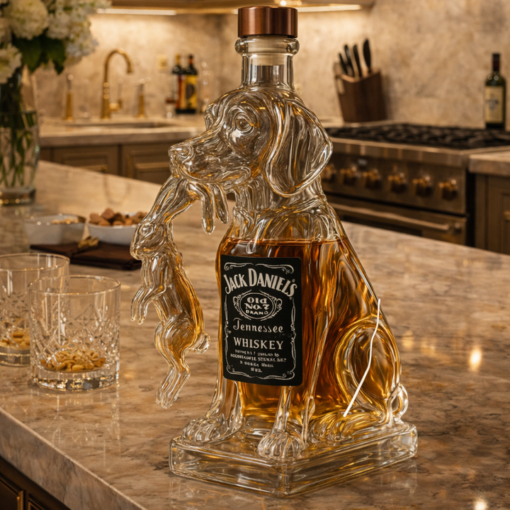Colección de Perros Botella de Whisky