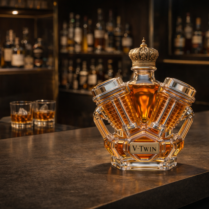 Botella de Whisky Edición V8