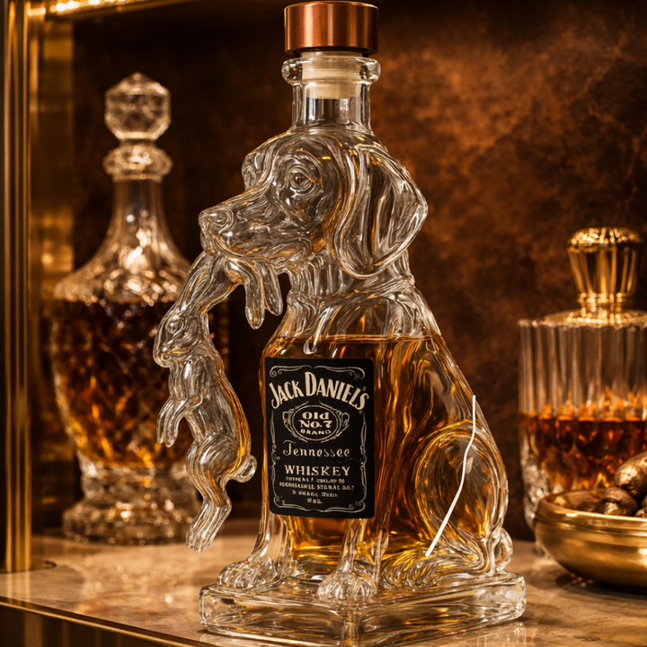 Colección de Perros Botella de Whisky