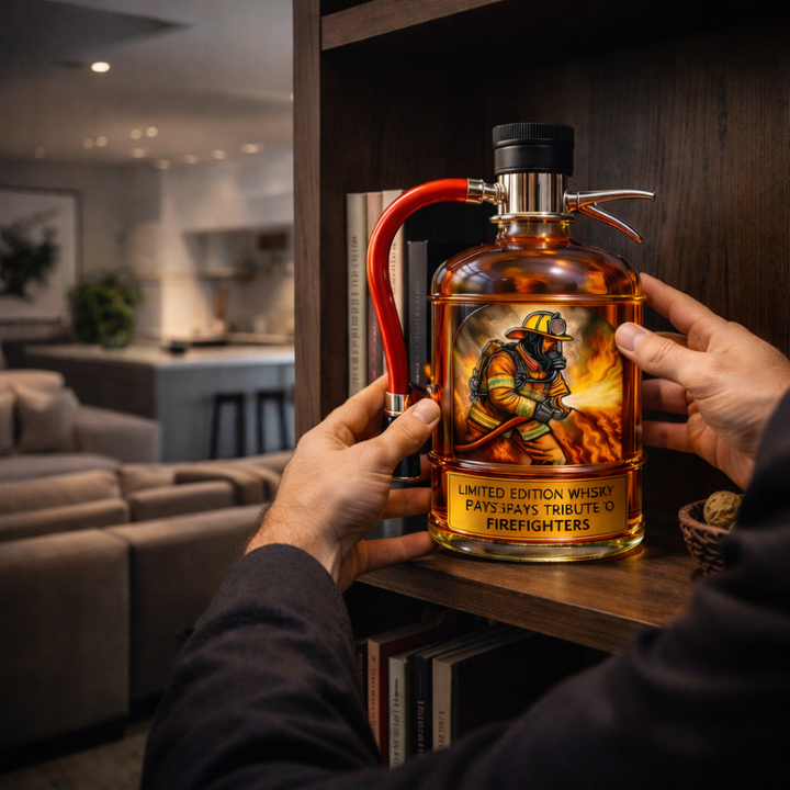 Botella de Whisky Edición Especial Bombero