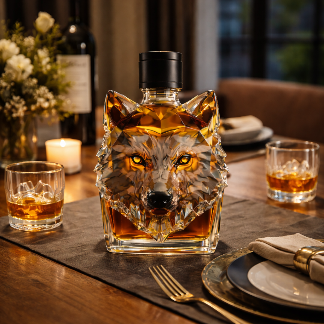 Botella de Whisky Edición Lobo