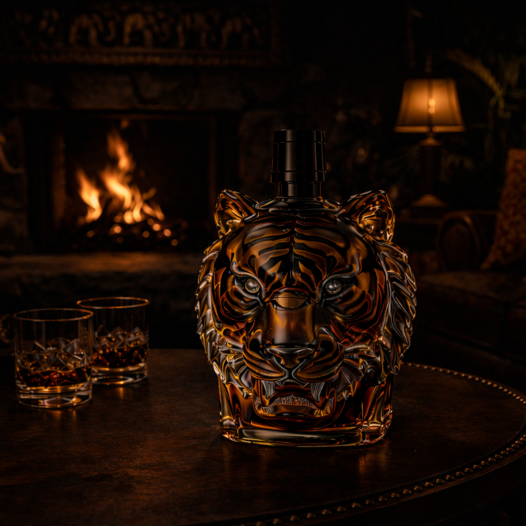 Botella de whisky Edición Tigre