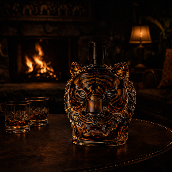 Botella de whisky Edición Tigre