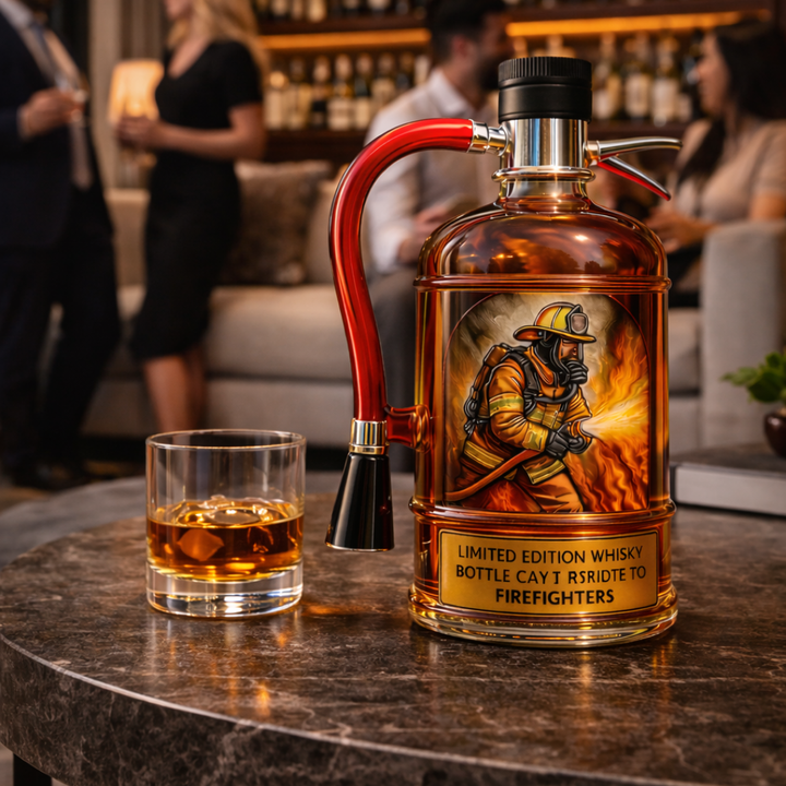 Botella de Whisky Edición Especial Bombero