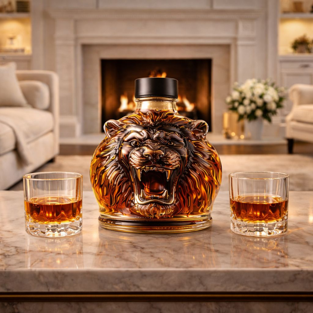 Botella de whisky Edición León