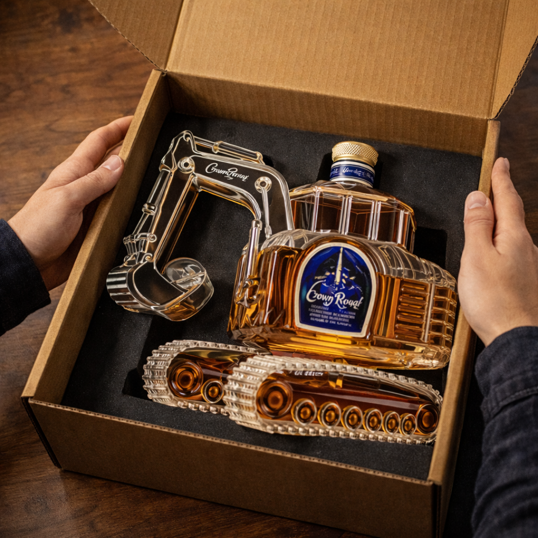 Botella de Whisky Edición Excavadora