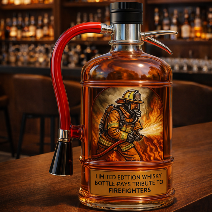 Botella de Whisky Edición Especial Bombero