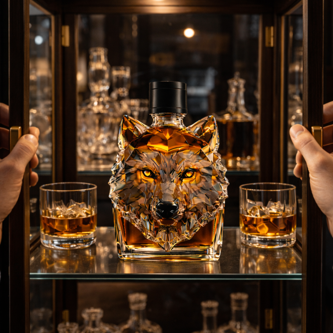 Botella de Whisky Edición Lobo
