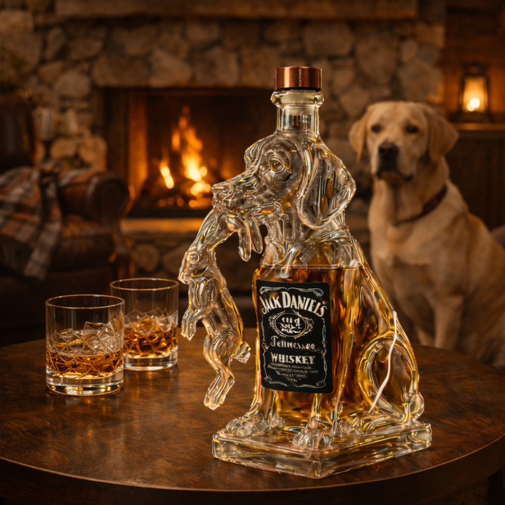Colección de Perros Botella de Whisky