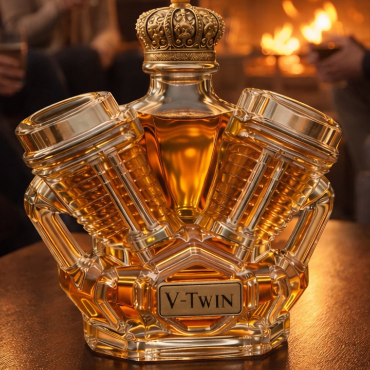 Botella de Whisky Edición V8
