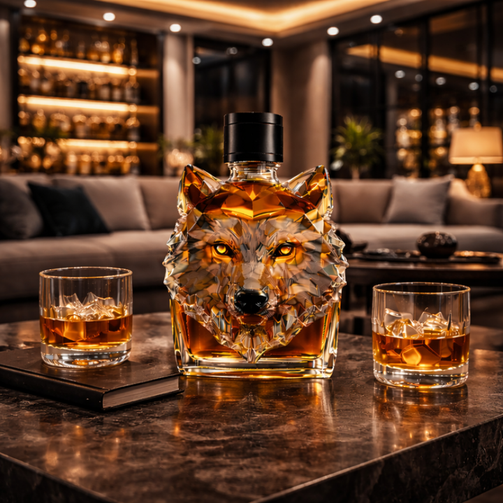 Botella de Whisky Edición Lobo