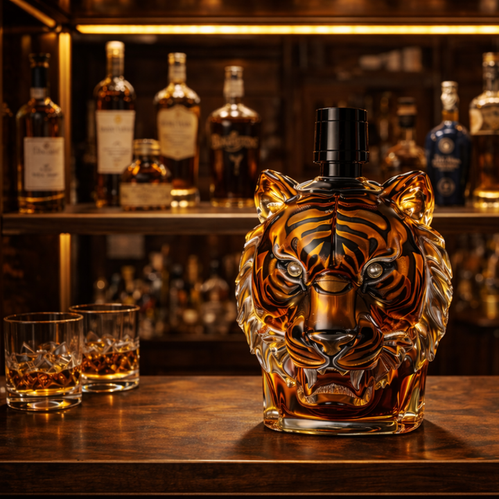 Botella de whisky Edición Tigre
