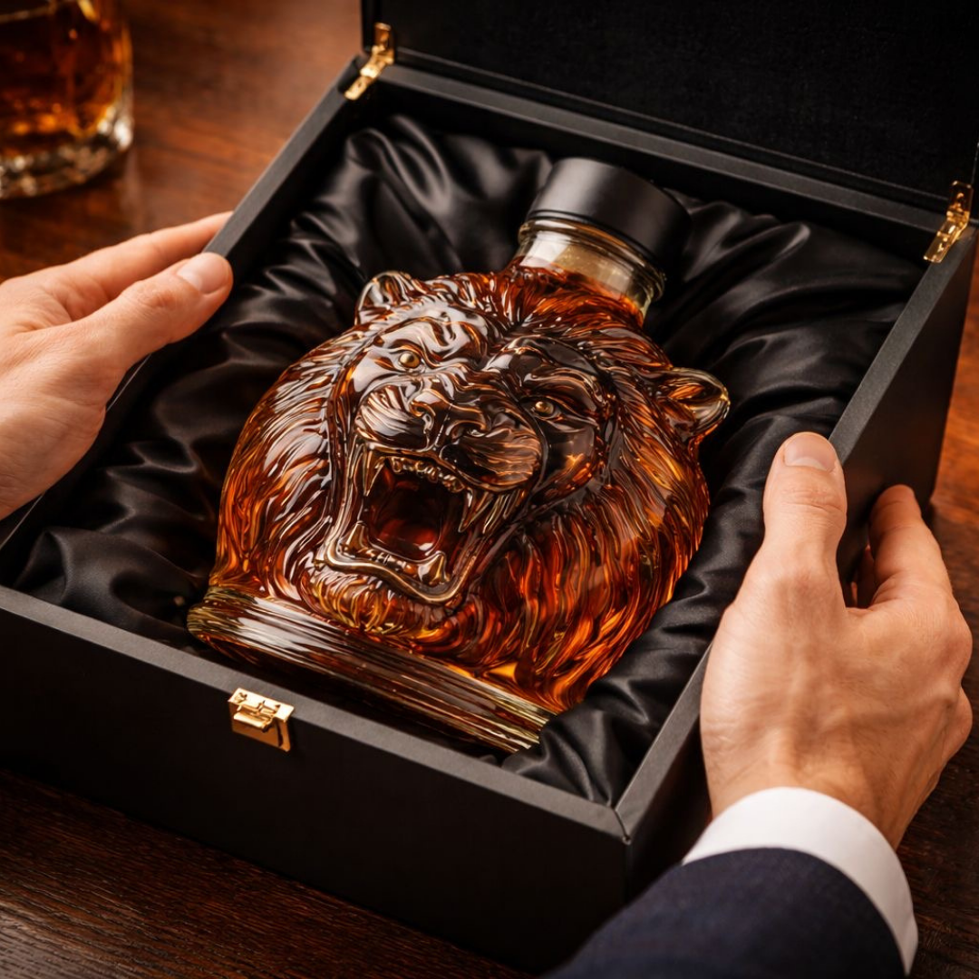 Botella de whisky Edición León