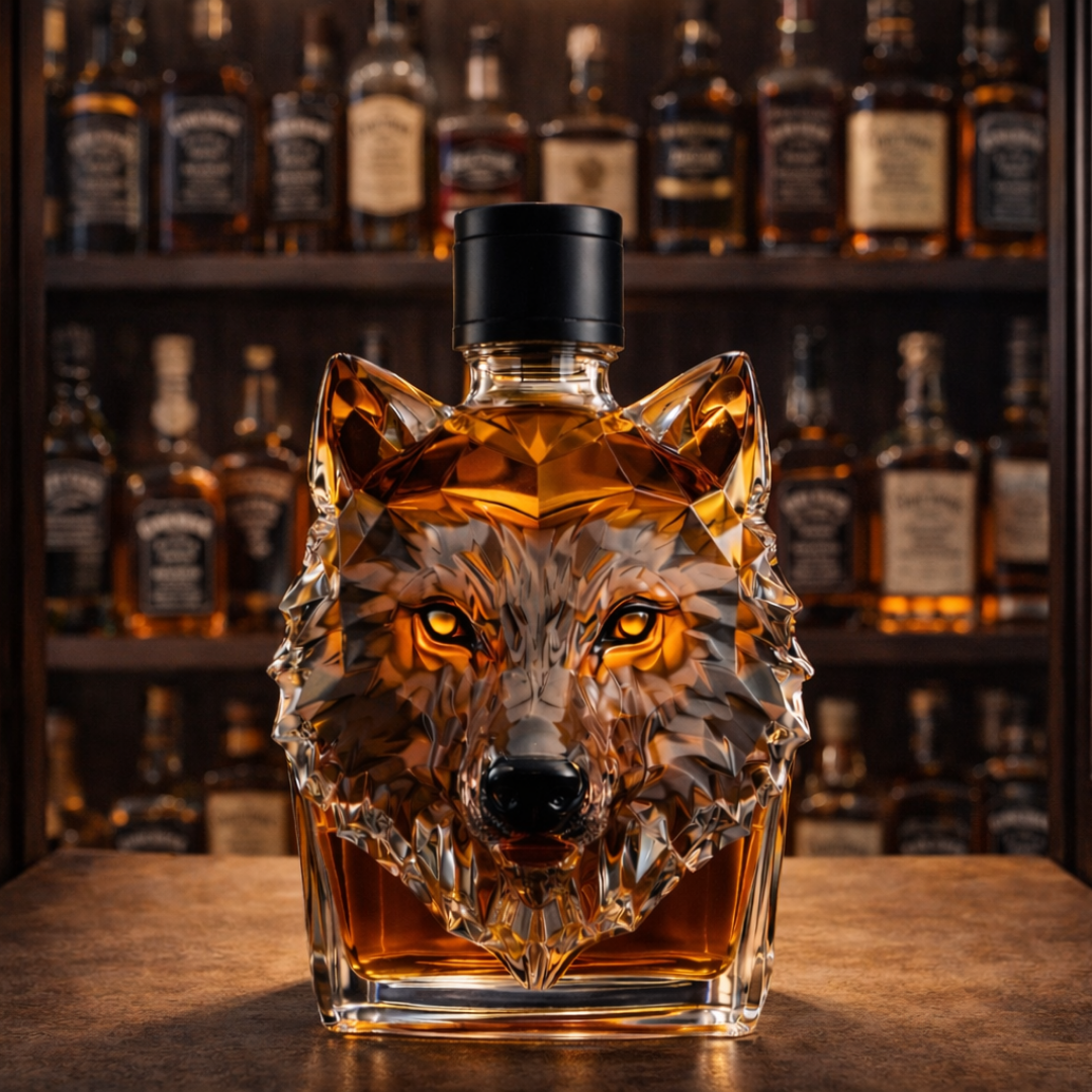 Botella de Whisky Edición Lobo
