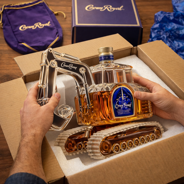 Botella de Whisky Edición Excavadora