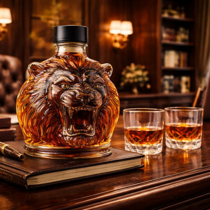 Botella de whisky Edición León