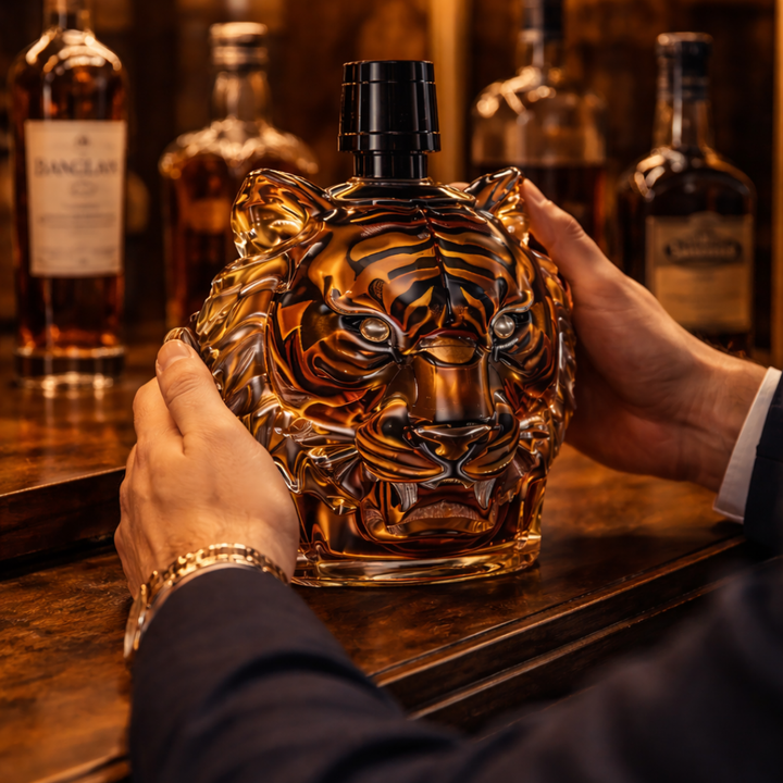 Botella de whisky Edición Tigre