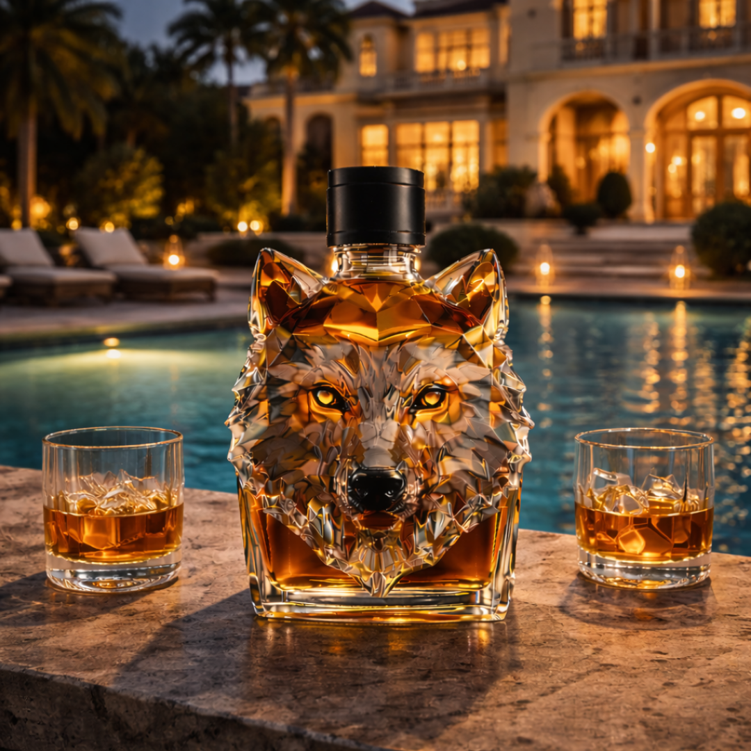 Botella de Whisky Edición Lobo
