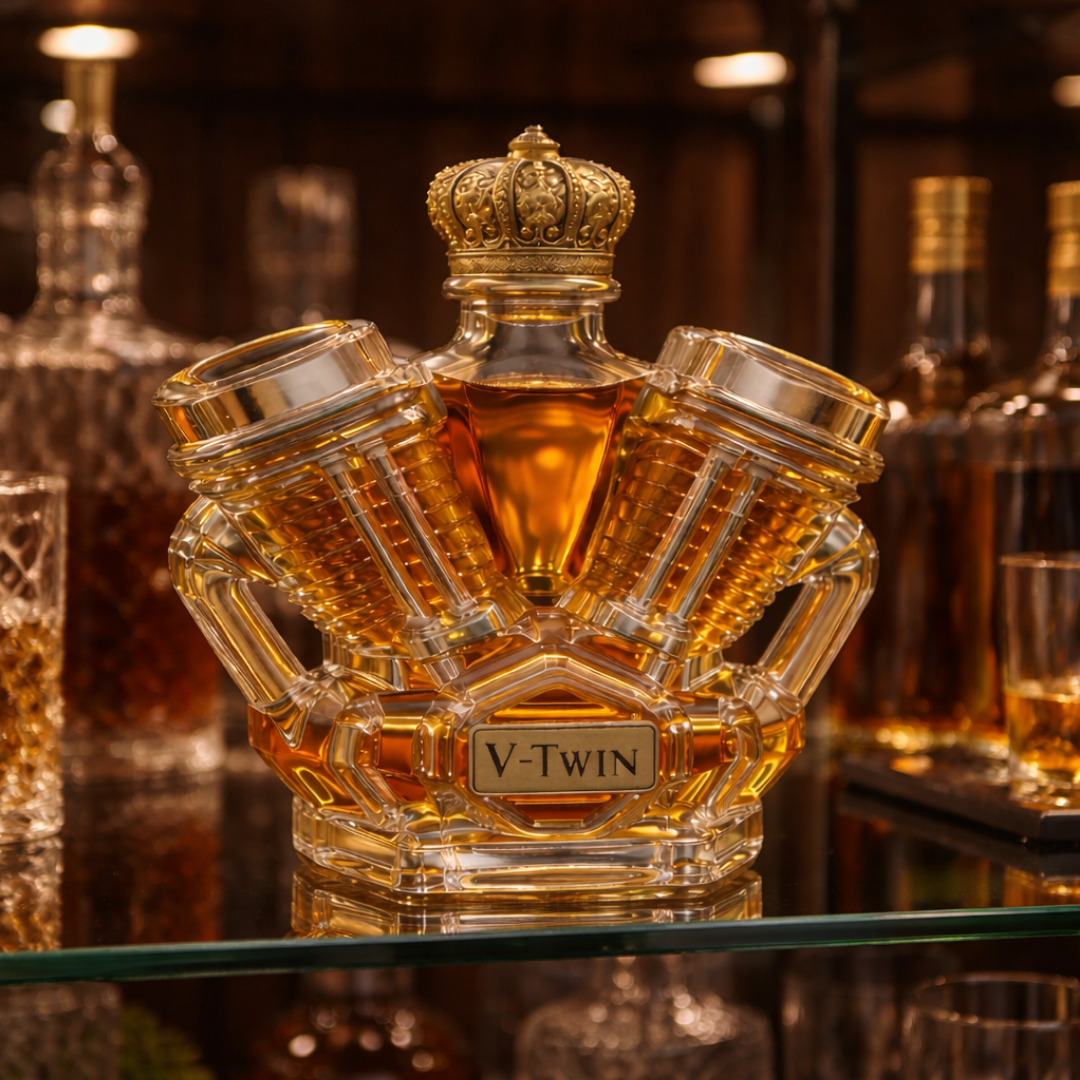 Botella de Whisky Edición V8