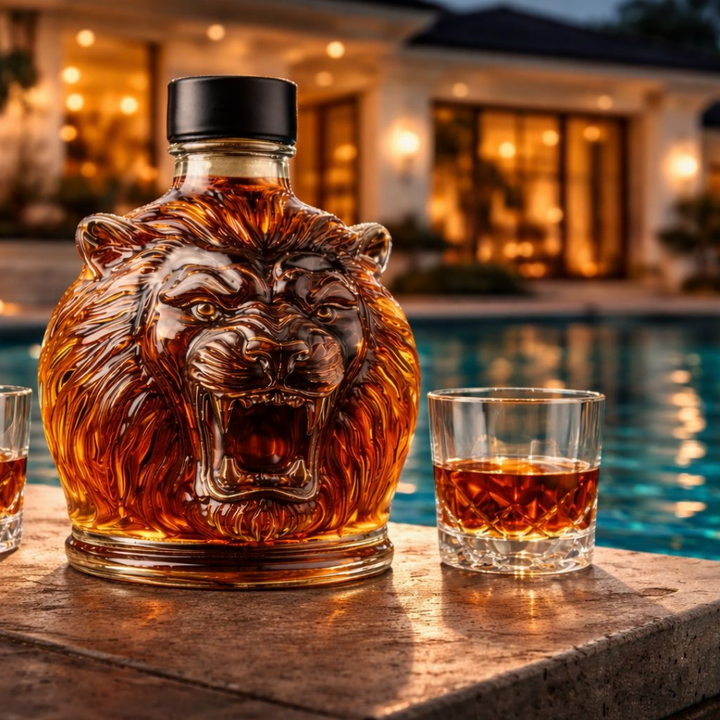 Botella de whisky Edición León