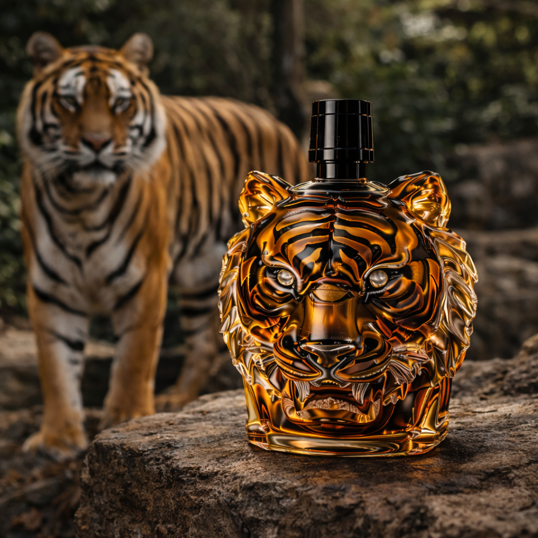 Botella de whisky Edición Tigre