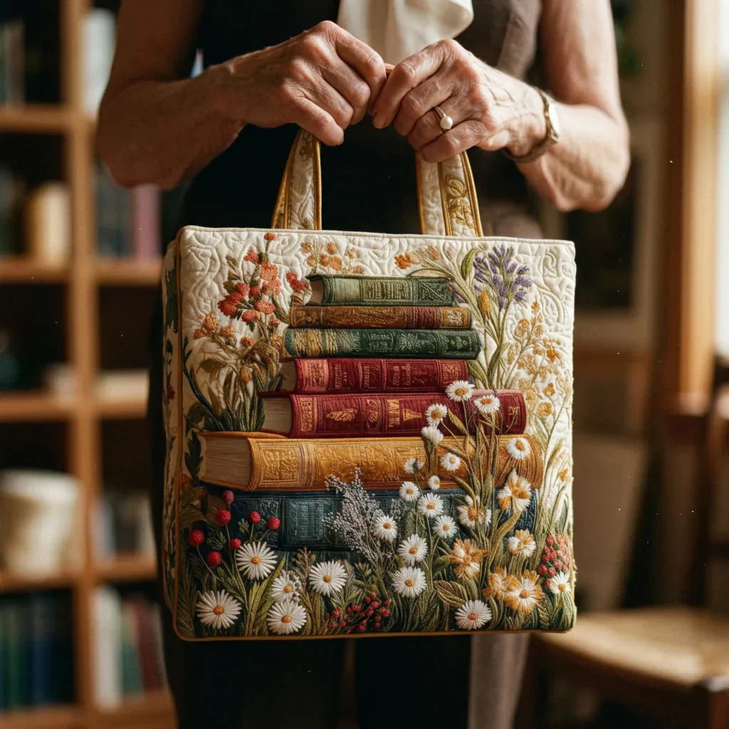 Saco Artesanal Matelassé - Diseño Floral