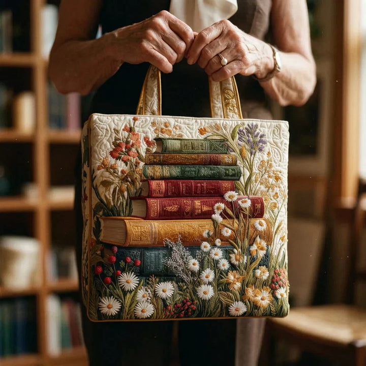 Saco Artesanal Matelassé - Diseño Floral