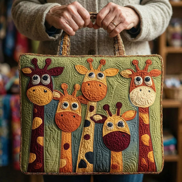 Bolso de acolchado - Diseño de jirafa